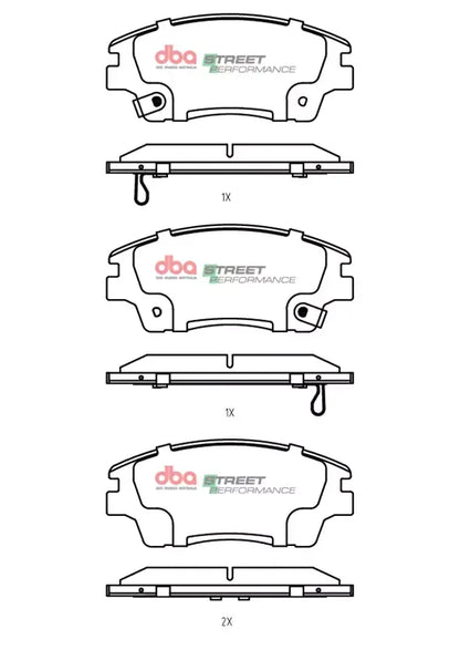Disc Brakes Australia Brake Pads Street Performance | Front DB2424SP