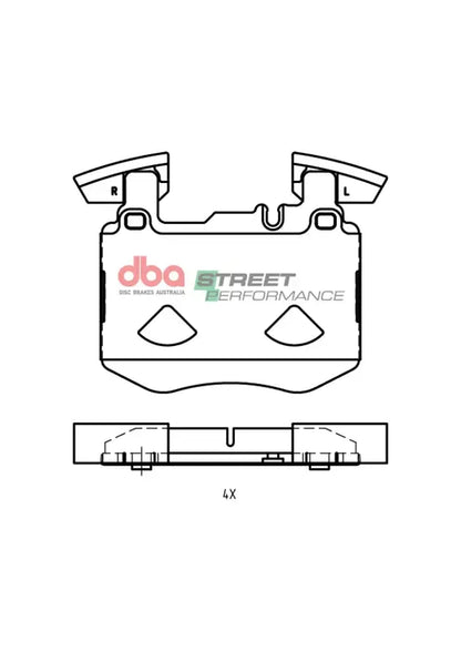 Disc Brakes Australia Brake Pads Street Performance | Front DB2622SP