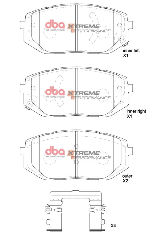 Disc Brakes Australia Brake Pads Xtreme Performance | Front Axle DB2647XP