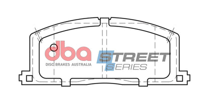 Disc Brakes Australia Brake Pads Street Series Ceramic | Front Axle DB308SS