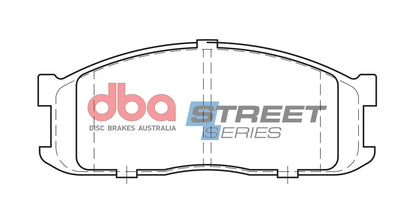 Disc Brakes Australia Brake Pads Street Series Ceramic | Front Axle DB388SS