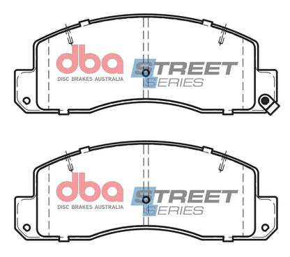 Disc Brakes Australia Brake Pads Street Series Semi-metallic | Front Axle DB394SS