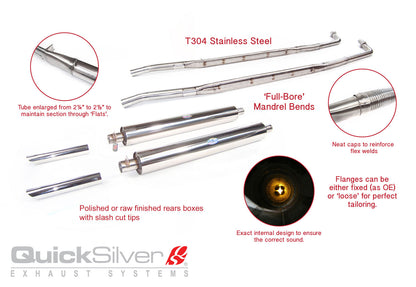 QuickSilver Aston Martin DB5 Stainless Steel Exhaust (1963-66) – AS005 – image 3
