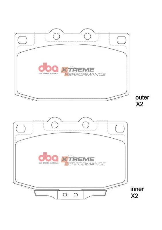 Disc Brakes Australia Brake Pads Xtreme Performance | Front Axle DB416XP