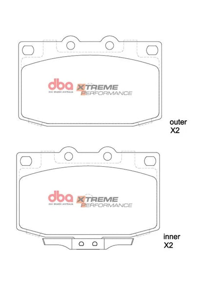 Disc Brakes Australia Brake Pads Xtreme Performance | Front Axle DB416XP