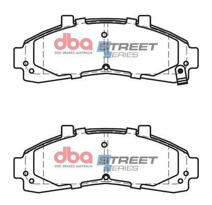 Disc Brakes Australia Brake Pads Street Series Semi-metallic | Front Axle DB7532SS
