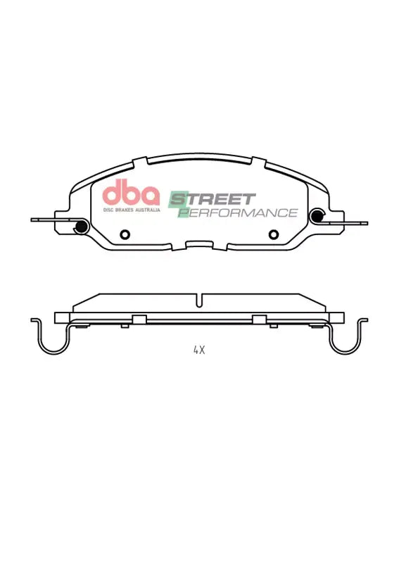 Disc Brakes Australia Brake Pads Street Performance | Front Axle DB7986SP