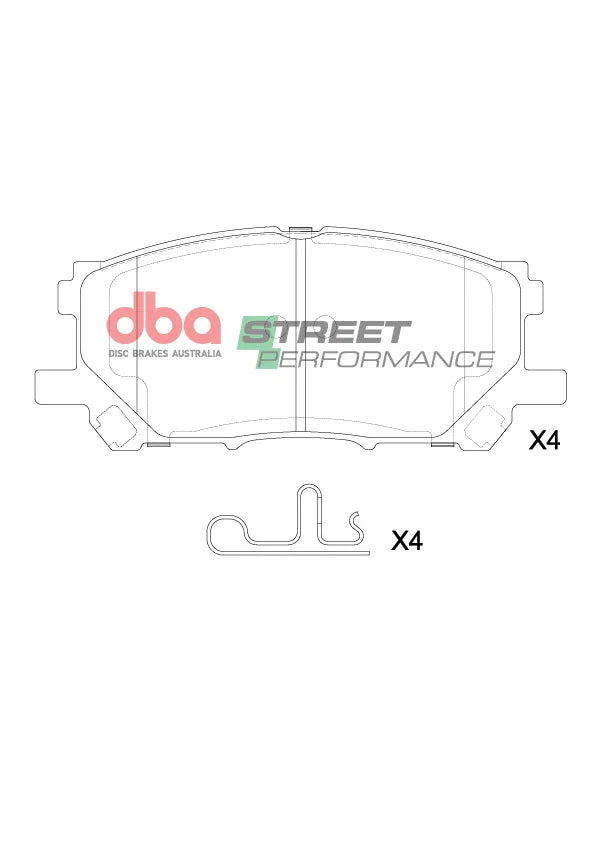 Disc Brakes Australia Brake Pads Street Performance | Rear Axle DB8890SP