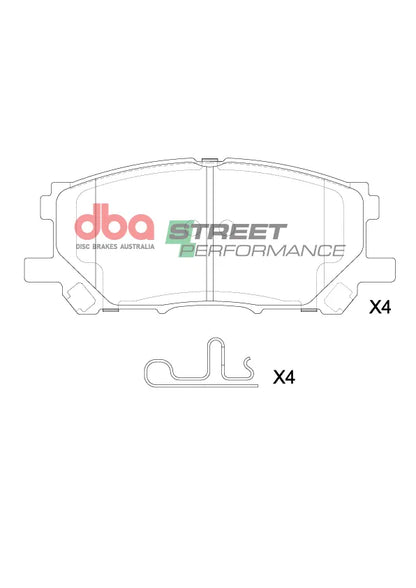 Disc Brakes Australia Brake Pads Street Performance | Rear Axle DB8890SP