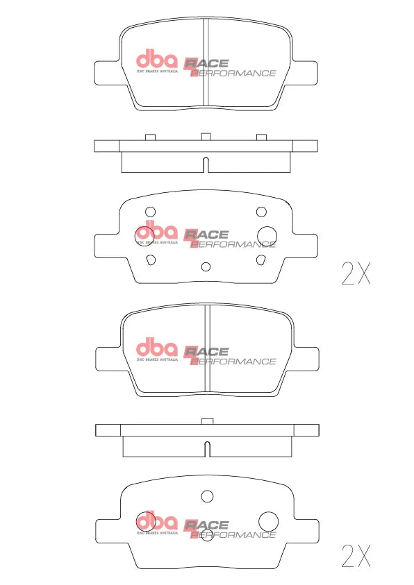 Disc Brakes Australia Brake Pads Race Performance DB9105RP
