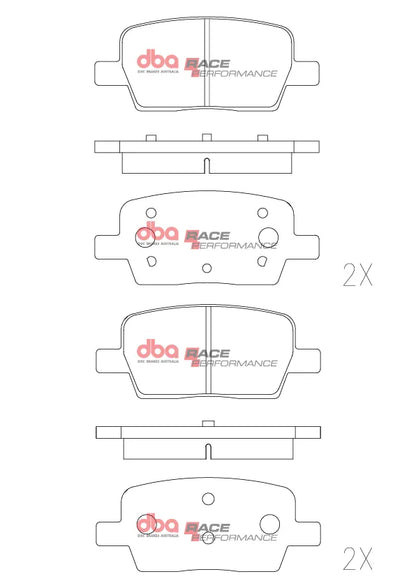 Disc Brakes Australia Brake Pads Race Performance DB9105RP