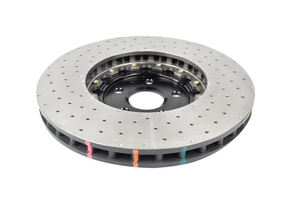 Disc Brakes Australia 5000 series - Crossed Drilled & Dimpled Black Hat DBA53940BLKXD