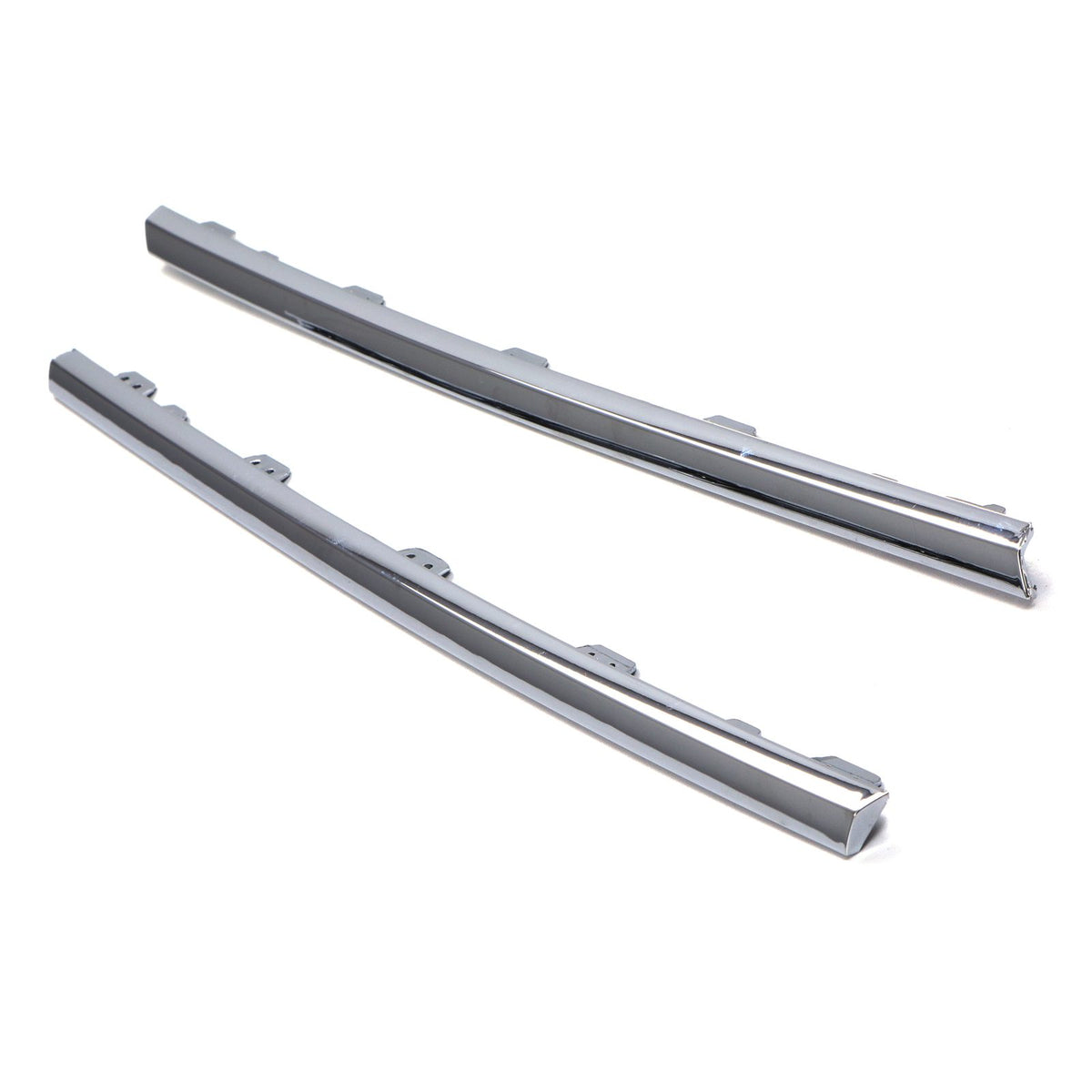 Gravity Performance Chrome 2pc Short Upper Grille Trims - VW Transporter T6.1 19-24