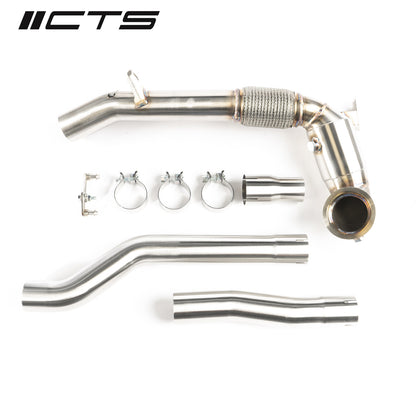 CTS Turbo EVO4 AWD High-Flow CAT MK8 VW Golf R/8Y Audi S3 - CTS-EXH-DP-0056-CAT