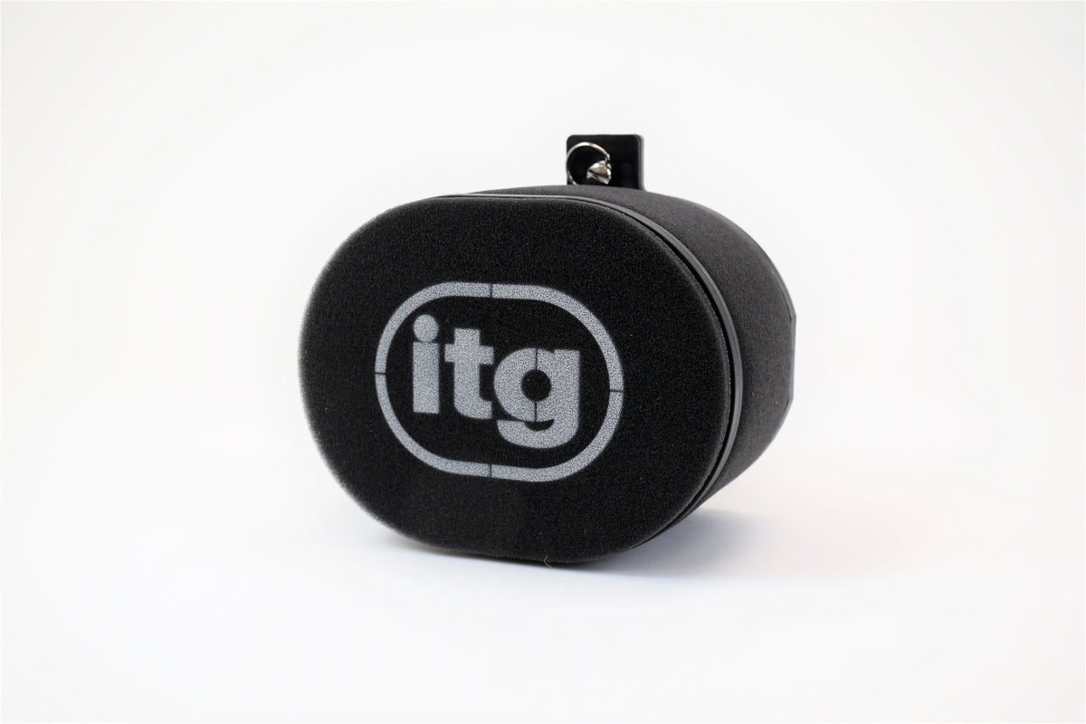 Black Framed JC20 Straight Sided Megaflow Filter - 65mm Internal Height