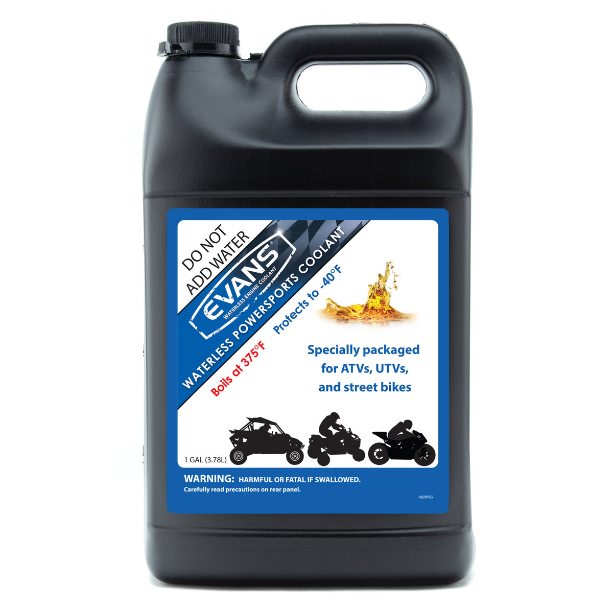 Evans Powersports Waterless Engine Coolant – 1 US Gallon – EC72001