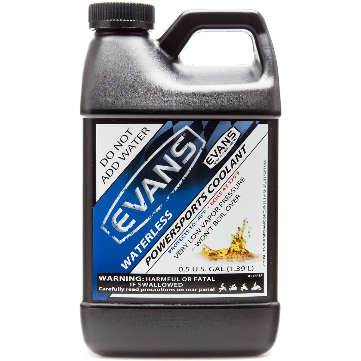 Evans Powersports Waterless Engine Coolant – ½ US Gallon – EC72064