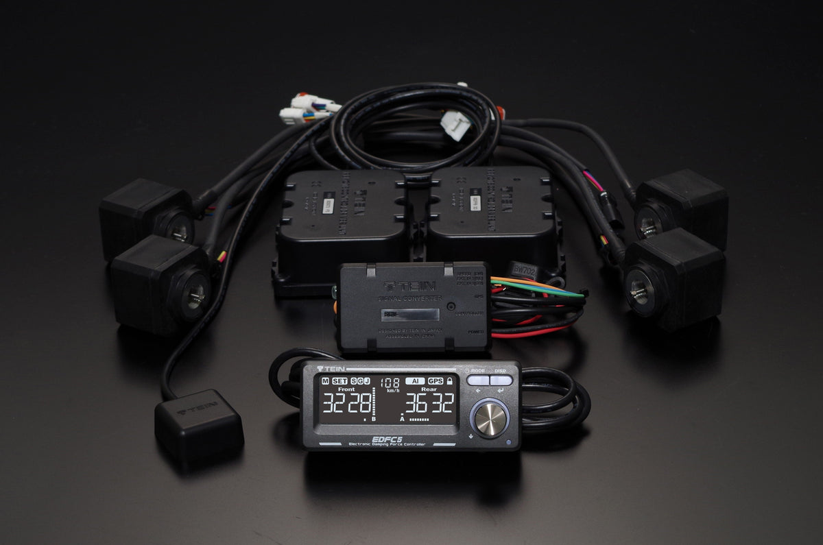 TEIN EDFC5 Strut Kit + Motor Kit Extension Bundle - Includes EDFC5 Controller, Motor Kit, Strut Kit, GPS & Motor Extension Kit