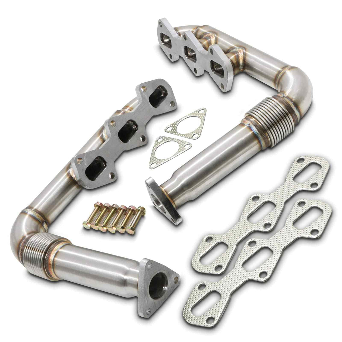 Gravity Performance 3mm Stainless Exhaust Manifolds - Audi A4 B8 | A5 8T 3.0 TDI V6 05-16
