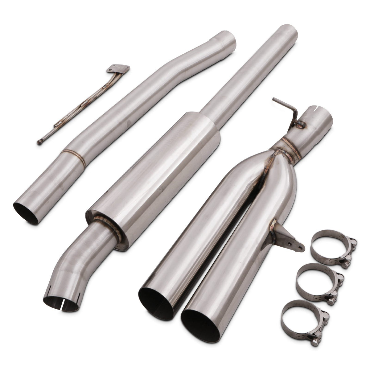 Gravity Performance 3 Shotgun Style Catback Exhaust System - Mini Cooper S F56 2.0 Turbo 14-18
