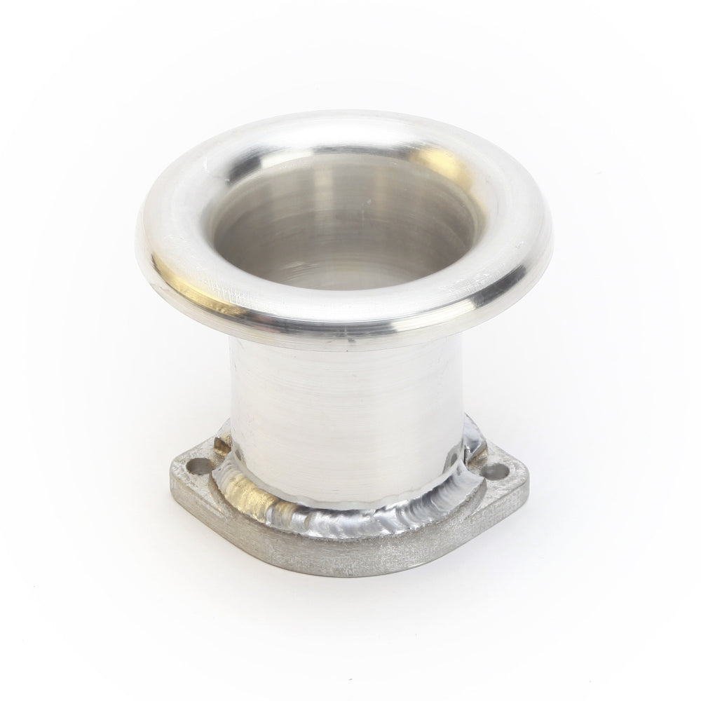 Full Radius Bolt-on Airhorn - 48mm ID, 75mm Length (From Carb)-1