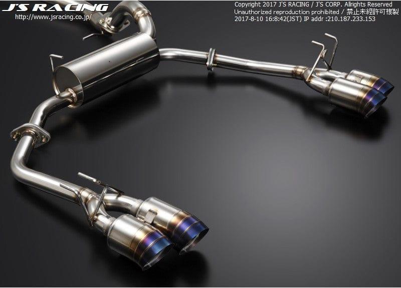J's Racing Js Racing FX-PRO Full Titanium Silencer 60RS EMS Honda Integra DC2 - JS-FTM-T2-60RSEMS