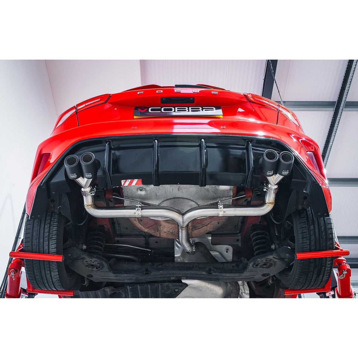Cobra Exhausts Ford Focus ST-Line 1.0L 125PS (Mk4) Venom Quad Exit Rear Performance Exhaust-3