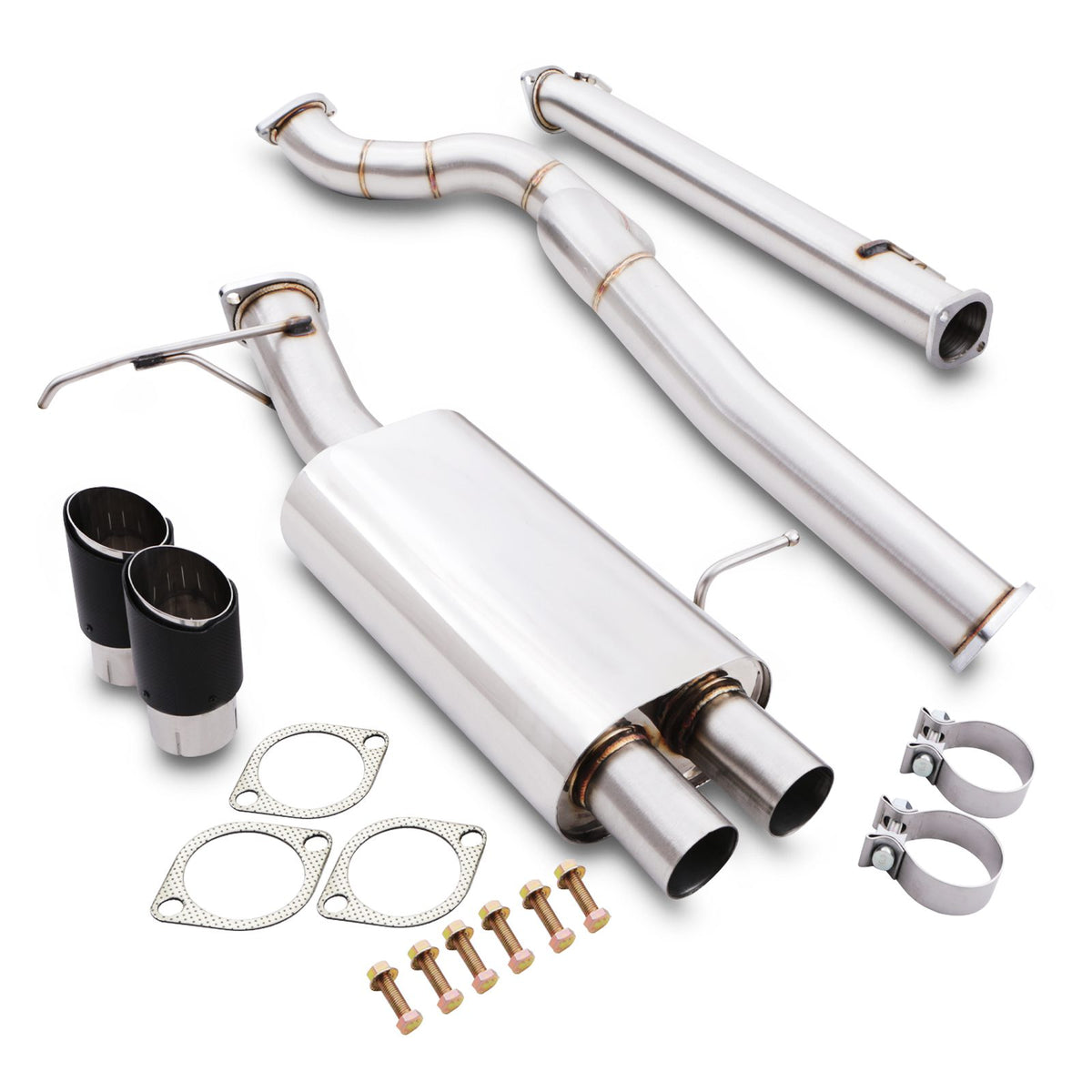 Gravity Performance 3 Catback Exhaust System - Ford Fiesta MK7 ST180 1.6 Ecoboost 13-18-1