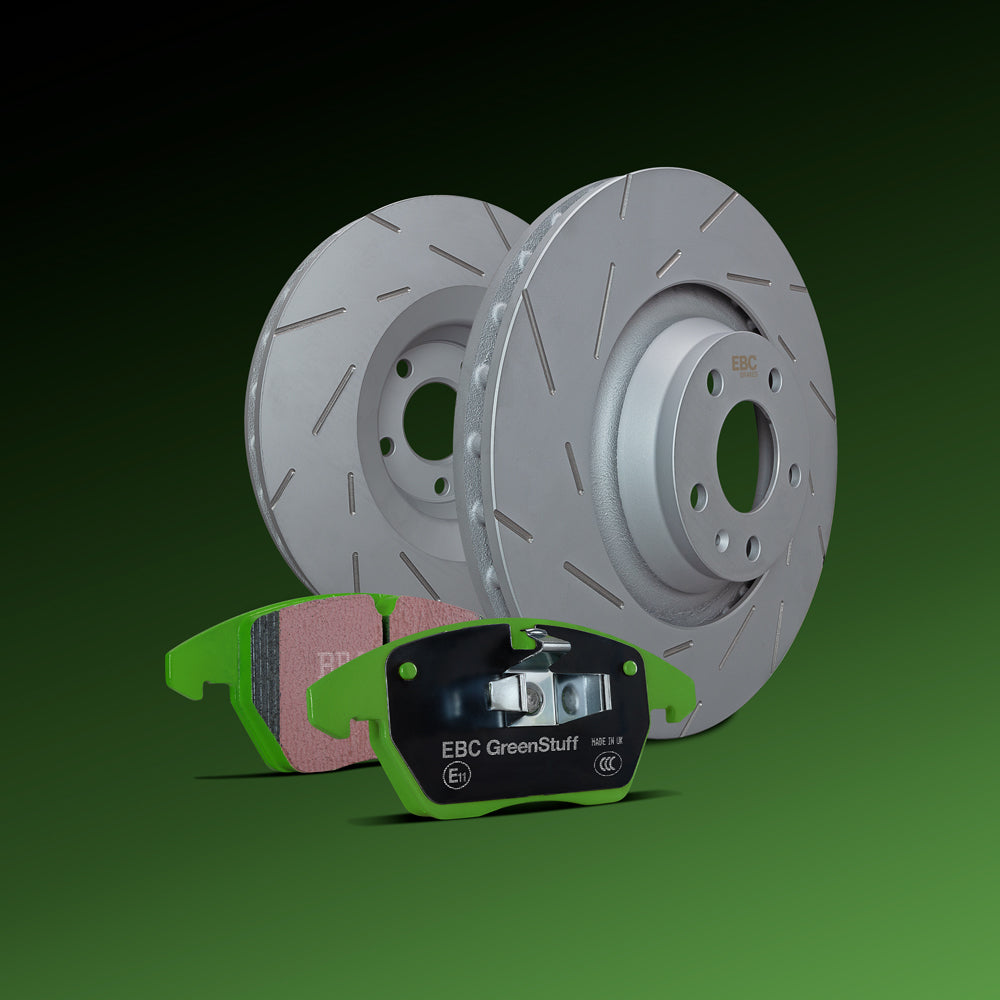 EBC Front Disc and Brake Pad Kit (Green Brake Pads + USR Disc)-250 - PD06KF278