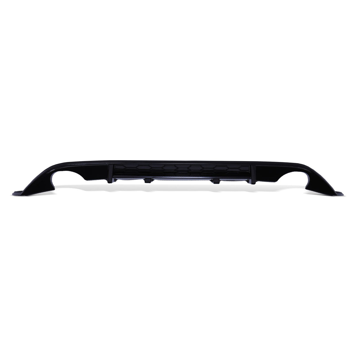 Gravity Performance Dual Exit Rear Diffuser Gloss Black - VW Golf GTI MK7 12-16