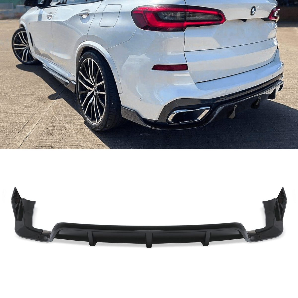 Gravity Performance Gloss Black Rear Diffuser & Spats - BMW X5 F15 14-18
