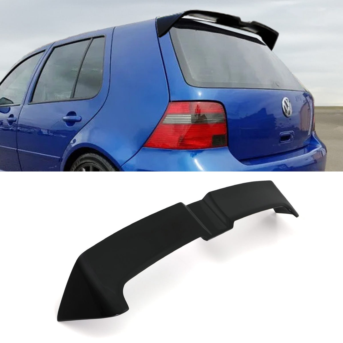 Gravity Performance VW Golf MK4 97-03 Gloss Black Oettinger Style Rear Spoiler