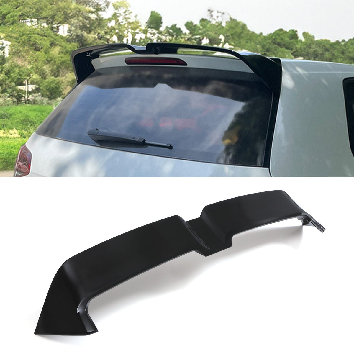 Gravity Performance Gloss Black Oettinger Style Rear Spoiler - VW Golf MK7 / 7.5 R-Line 13-20