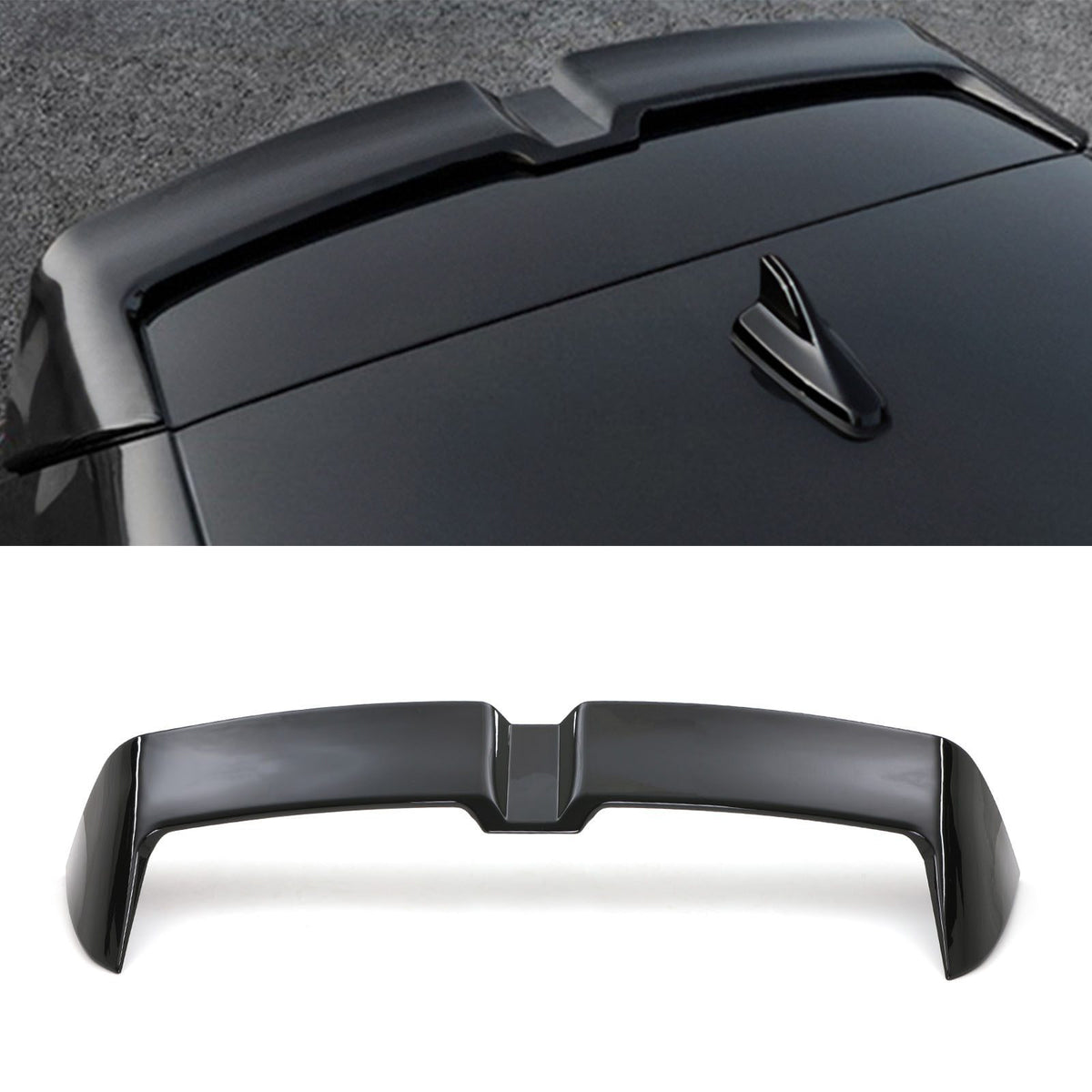 Gravity Performance VW Golf MK8 R-Line 2020+ Gloss Black Oettinger Style Rear Spoiler