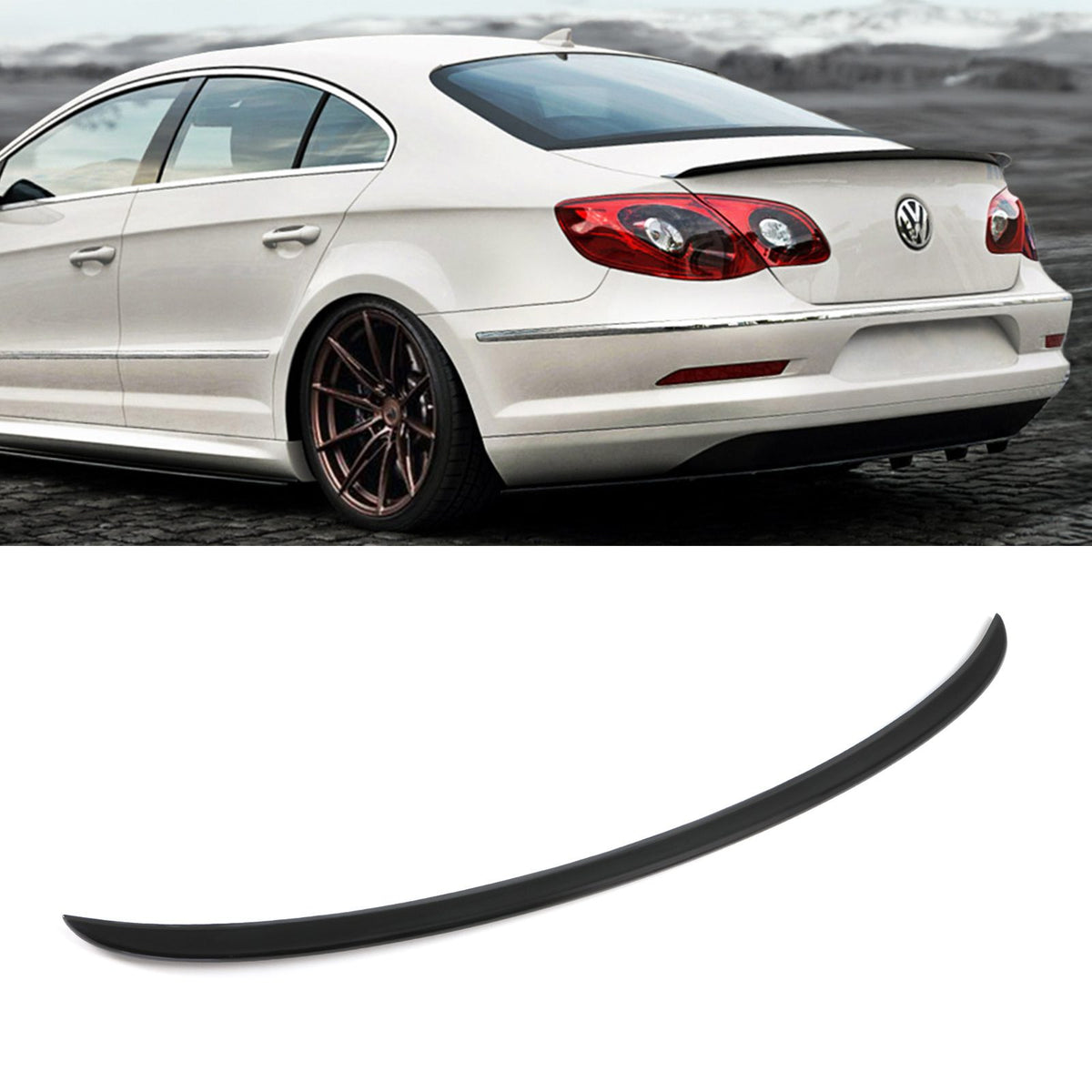 Gravity Performance VW Passat CC 13-18 Gloss Black Rear Spoiler
