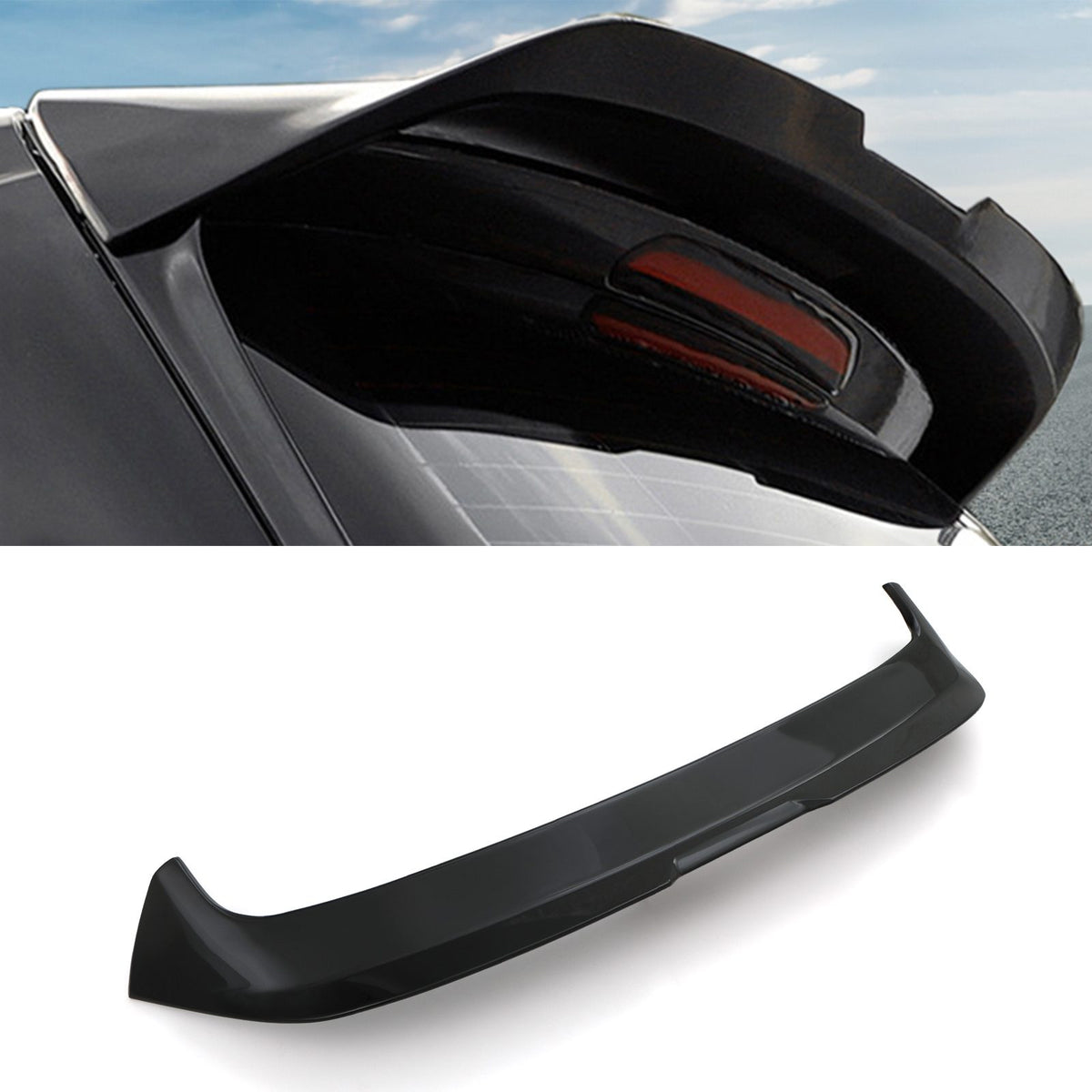 Gravity Performance VW Golf MK7 MK7.5 13-20 Gloss Black V2 Rear Spoiler