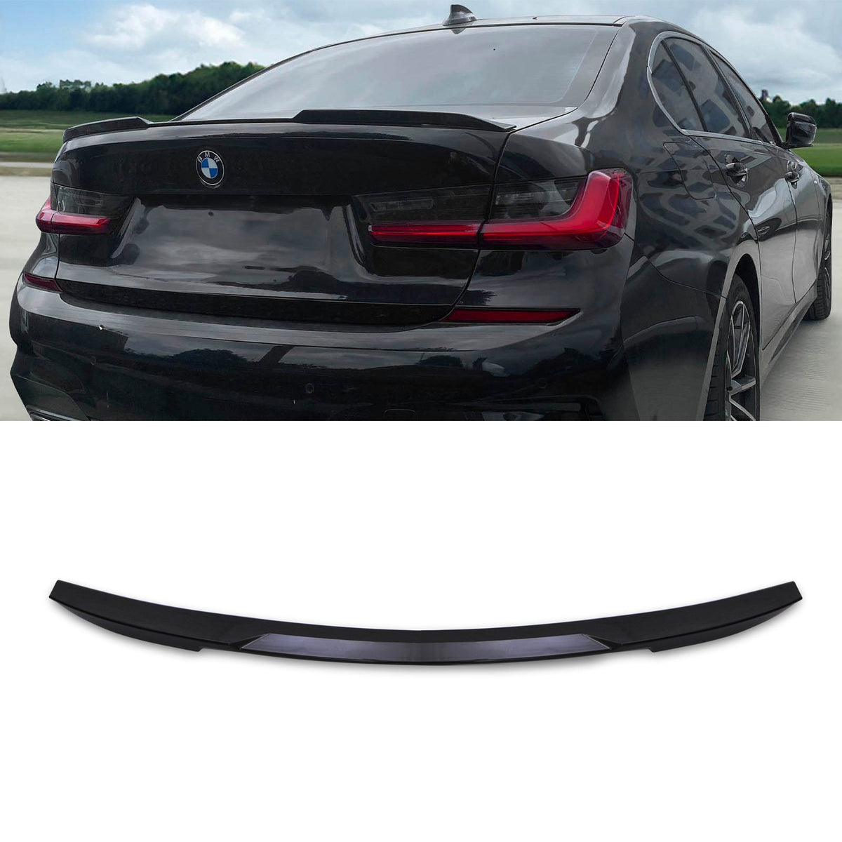 Gravity Performance M3 Style Gloss Black Spoiler - BMW 3 Series G20 2019+