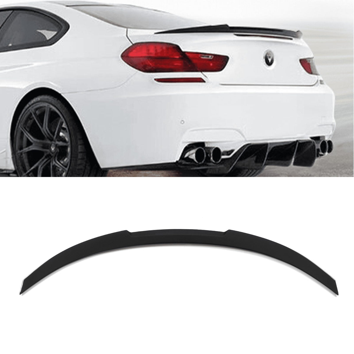 Gravity Performance M4 Style Rear Spoiler - BMW 6 Series F13 11-18
