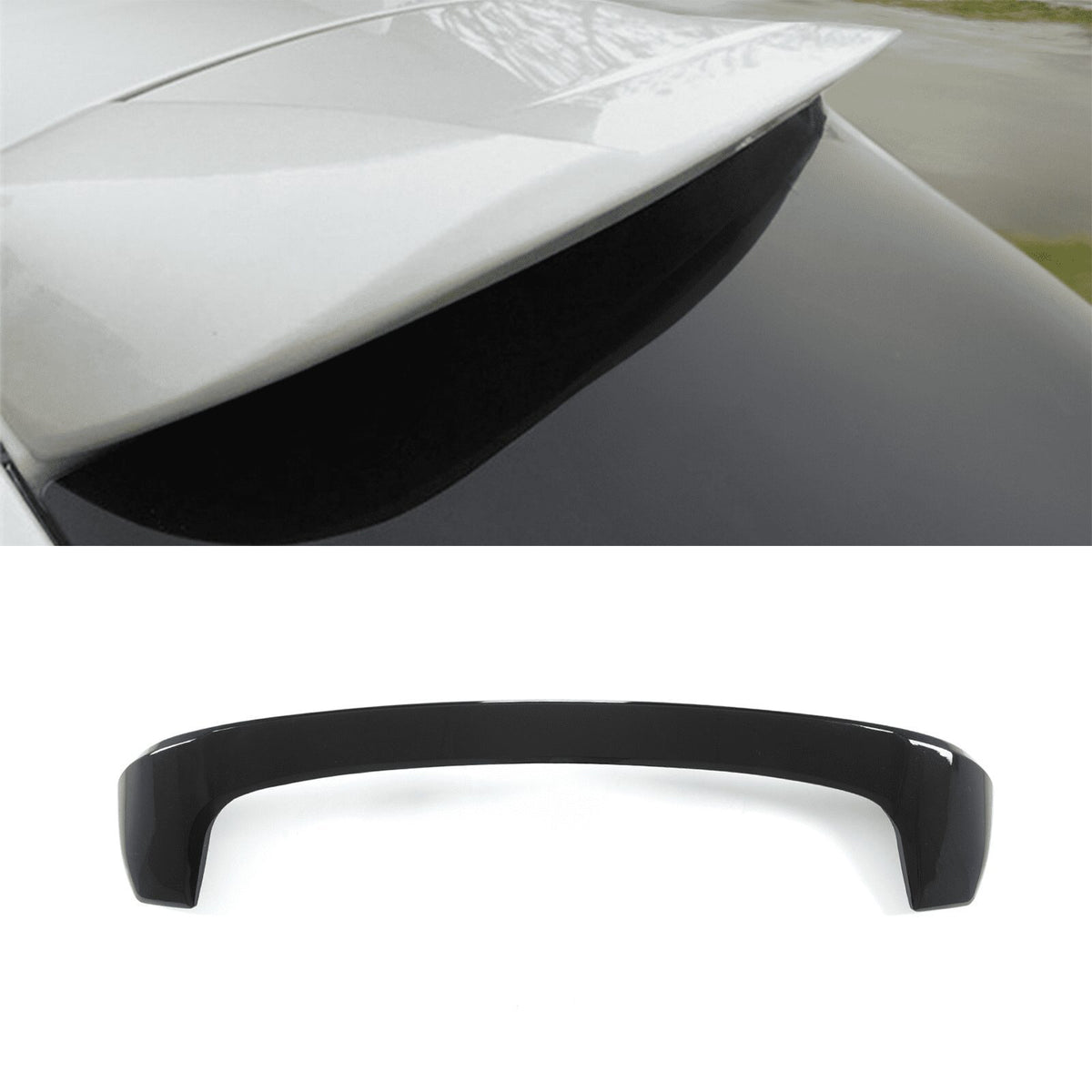 Gravity Performance Gloss Black Roof Spoiler Extension - BMW X1 E84 12-15