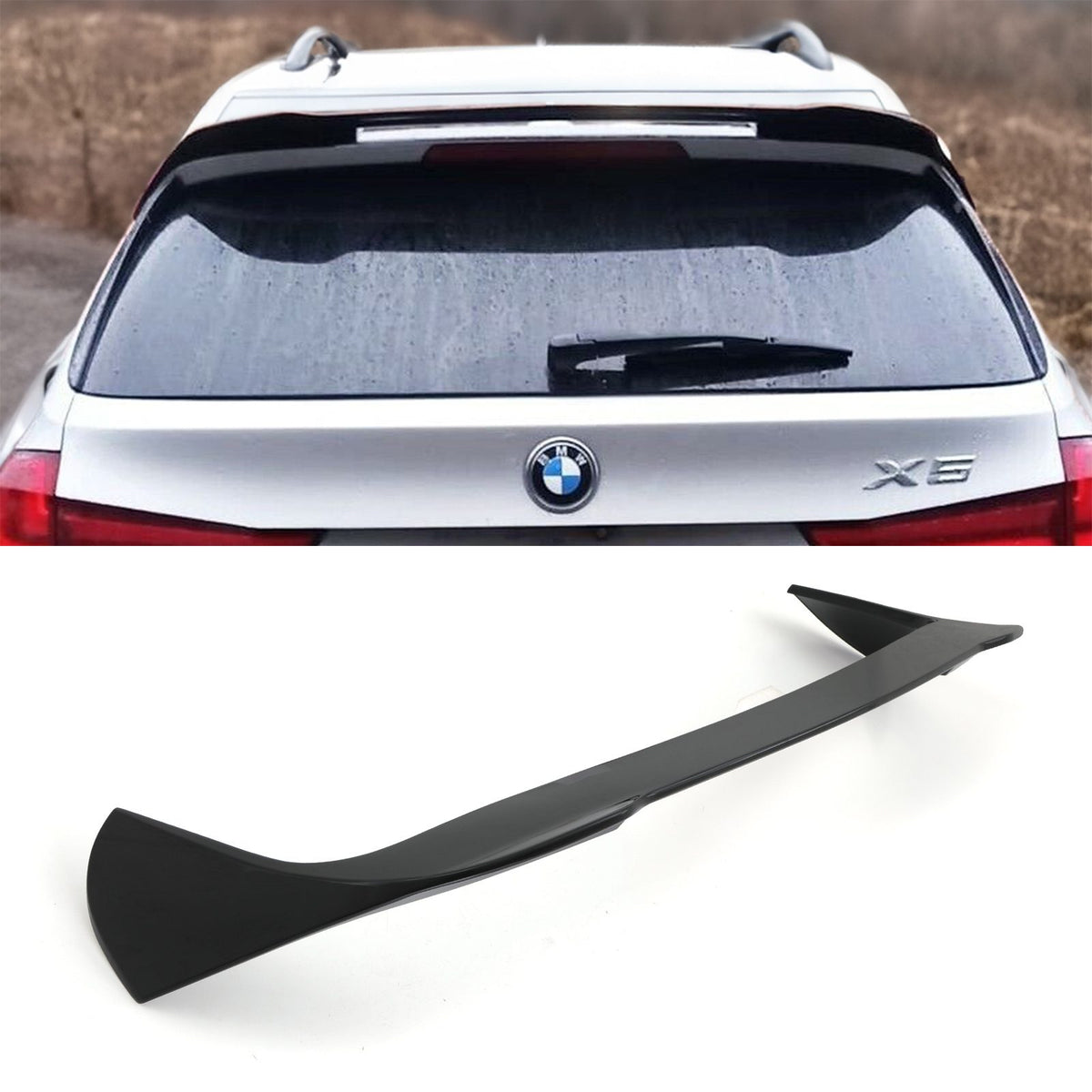 Gravity Performance Gloss Black Rear Lip Spoiler - BMW X5 F15 14-18