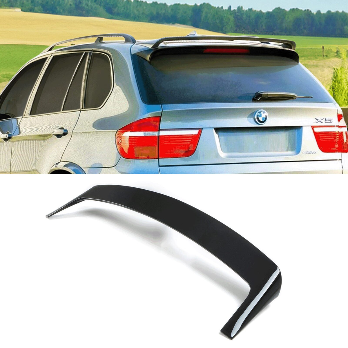 Gravity Performance Gloss Black Roof Spoiler - BMW X5 E70 06-13