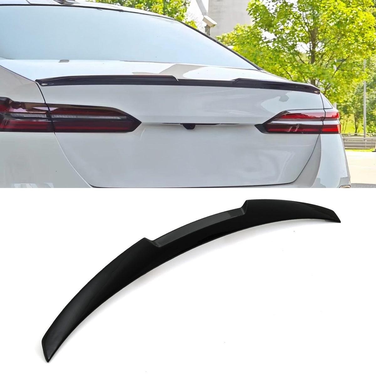 Gravity Performance Gloss Black Rear Spoiler Lip - BMW 5 Series G60 2024+