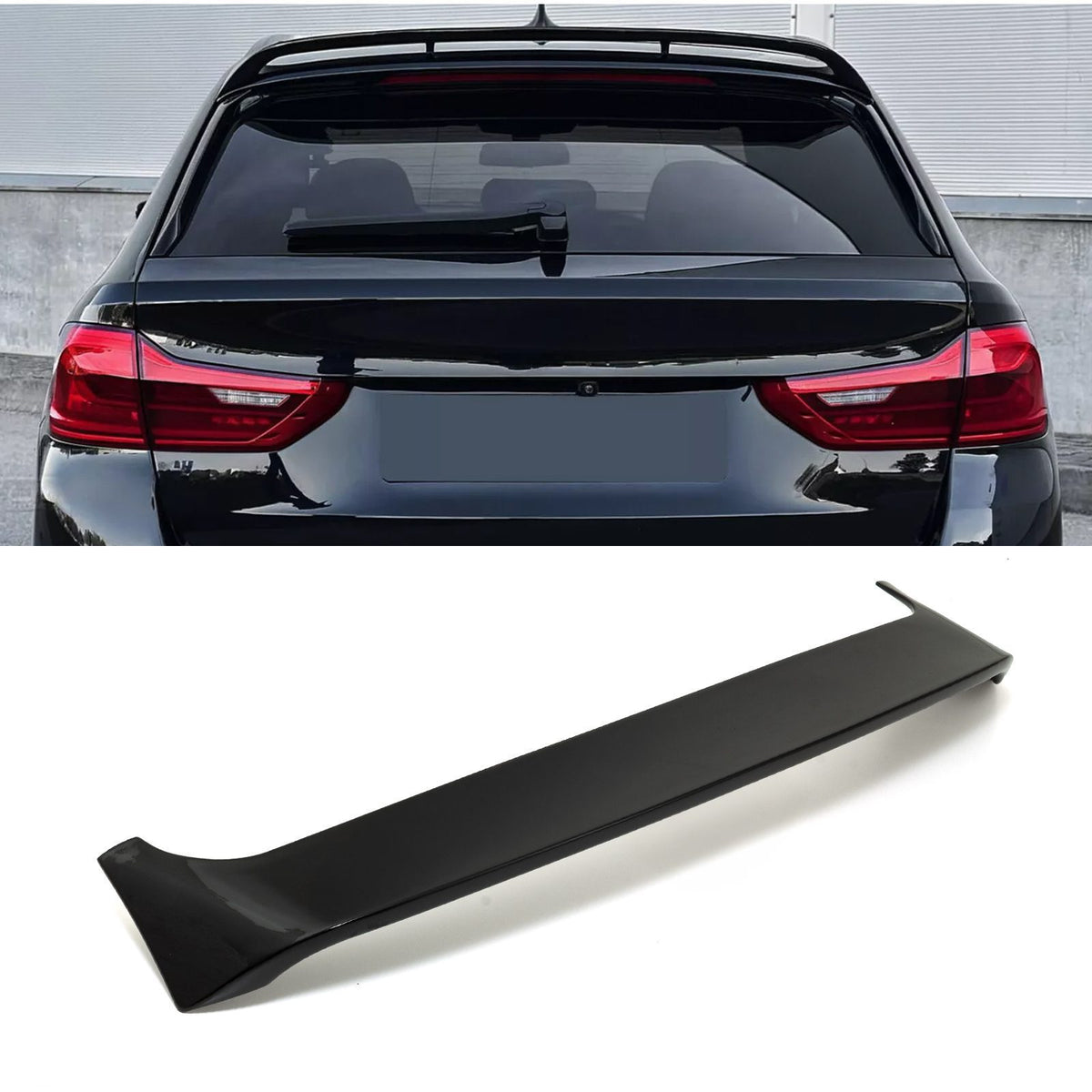 Gravity Performance Gloss Black Rear Lip Spoiler - BMW 5 Series Touring G31 17-24