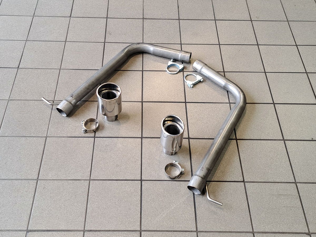 Jaguar S Type Rear silencer deletes 1