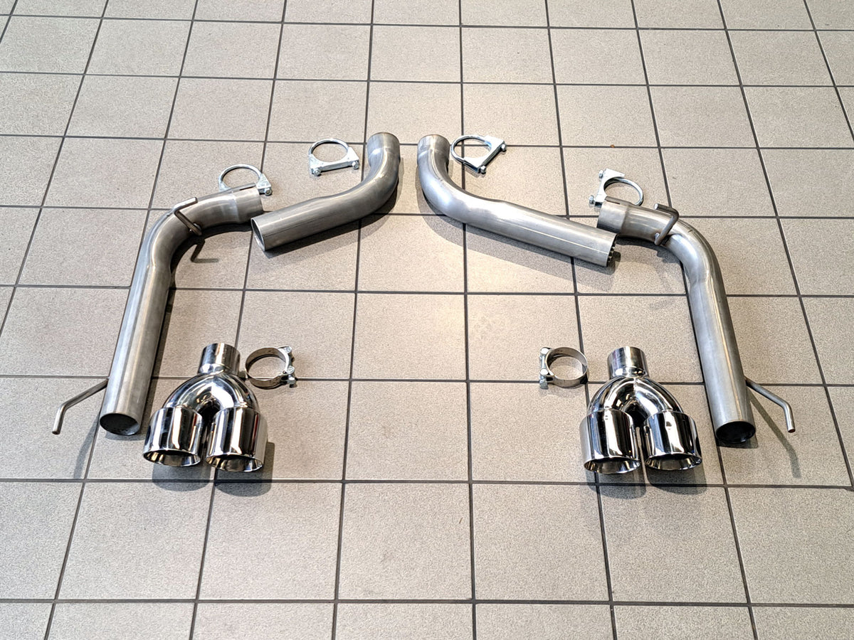 Jaguar XF R 5.0 V8 Rear silencer deletes 3.5 Tail A 1