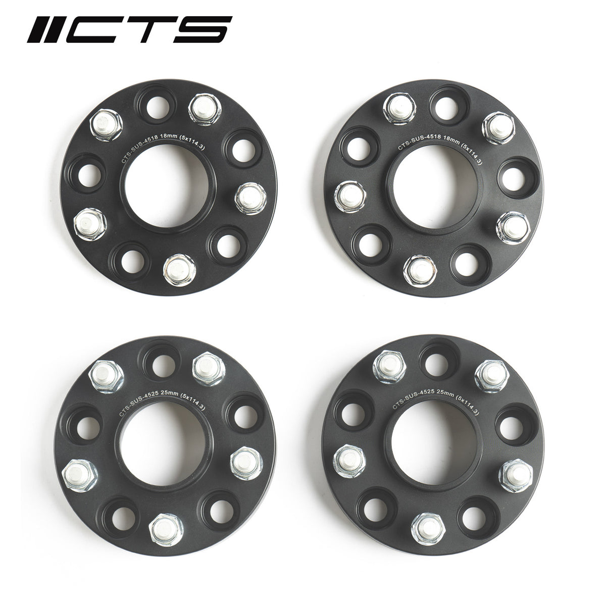 CTS Turbo Tesla Model 3/Model Y Hubcentric Wheel Spacers Flush Kit - CTS-SUS-3YKIT
