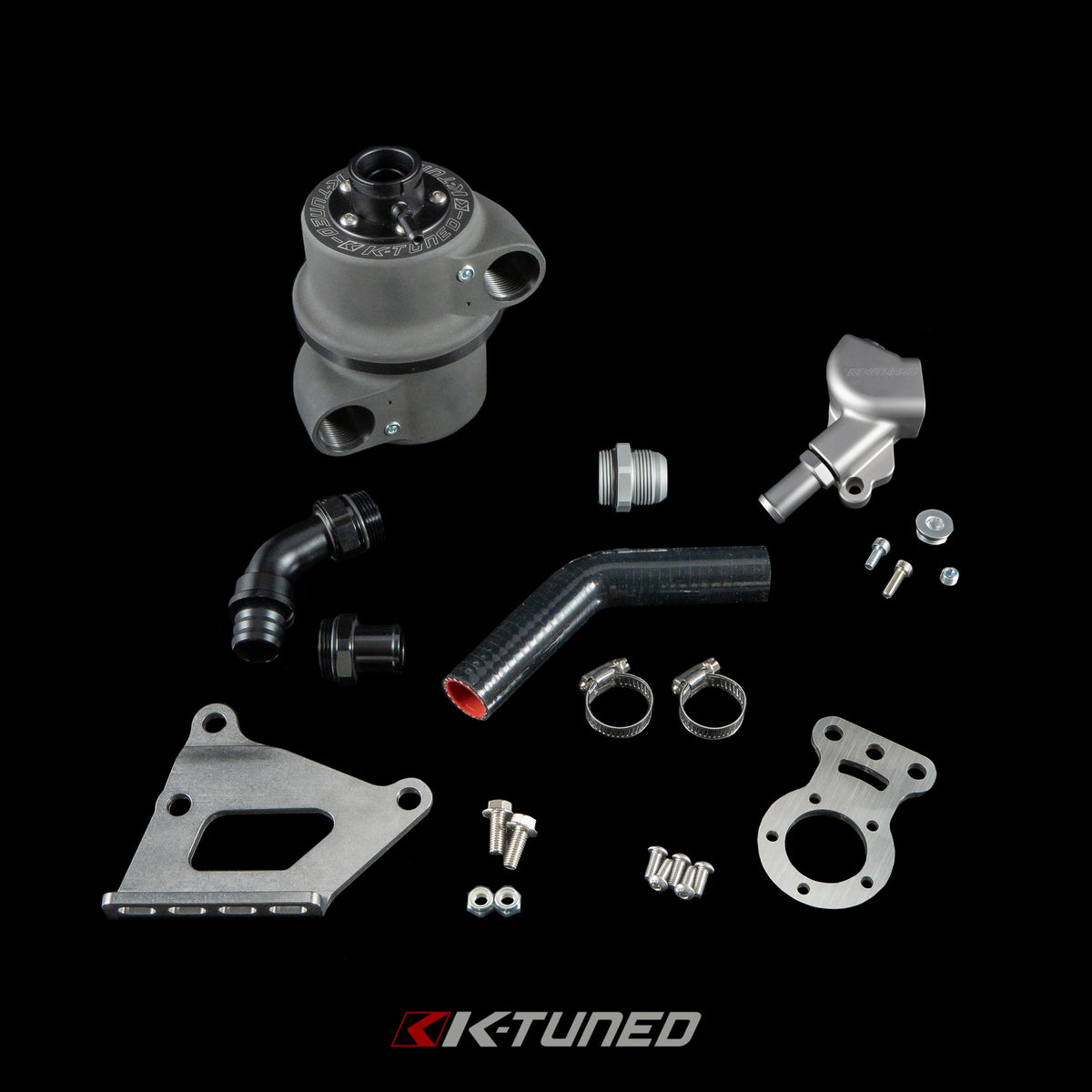 K-Tuned Angled Inlet Upper Coolant Housing Honda K24/K20Z3 - No Thanks - KTD-KUW-24C-N01