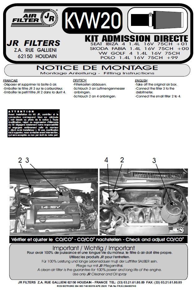 JR Golf 1.4L 16V