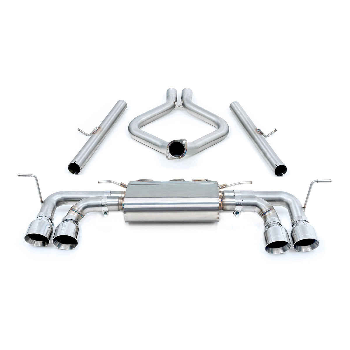 Cobra Exhausts Land Rover Defender 90 V8 P525 (21>) Non-Valved Race GPF/PPF Back Performance Exhaust-3
