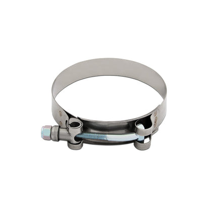 Mishimoto stainless steel T-bolt clamp detail